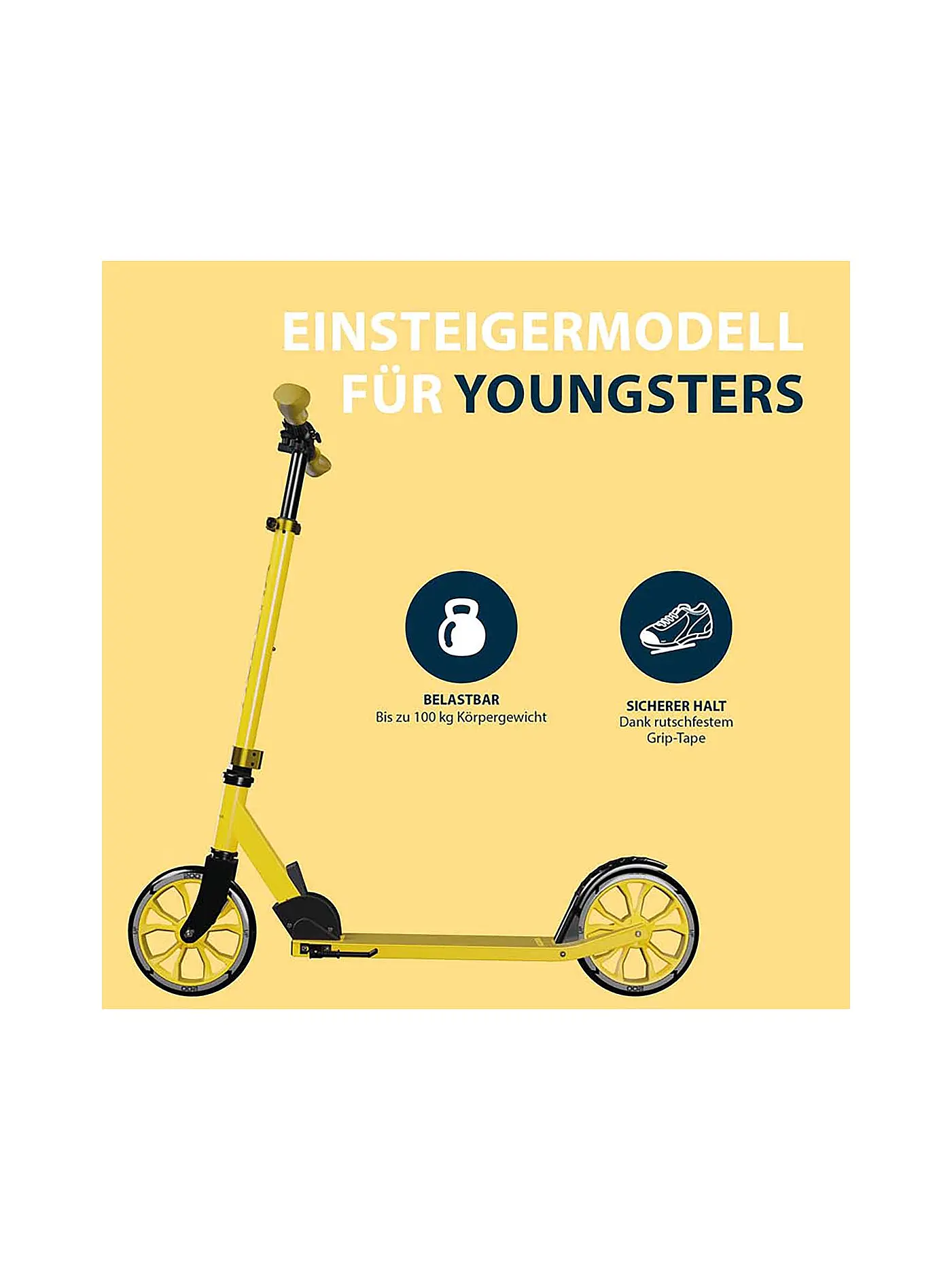 HUDORA | Scooter Up 200 canary | 